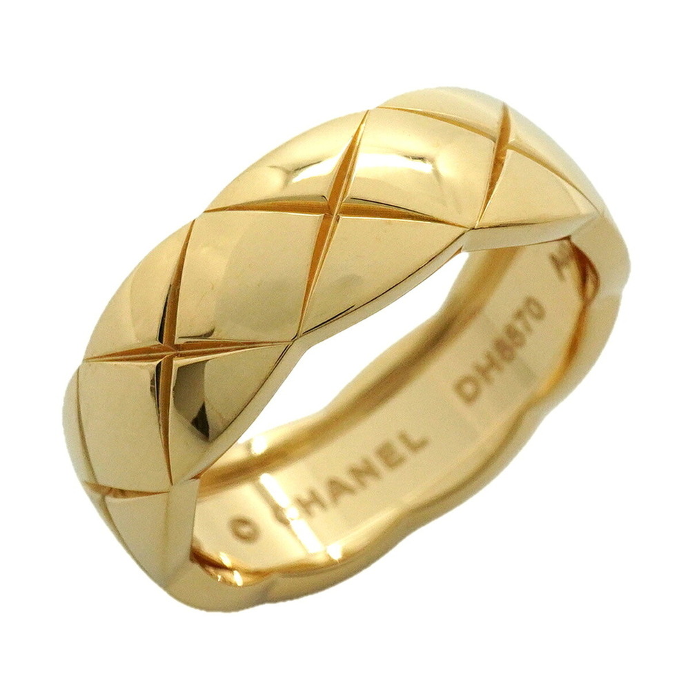 Chanel Coco Crush Ring, 18K Yellow Gold, Size 53, Women's
